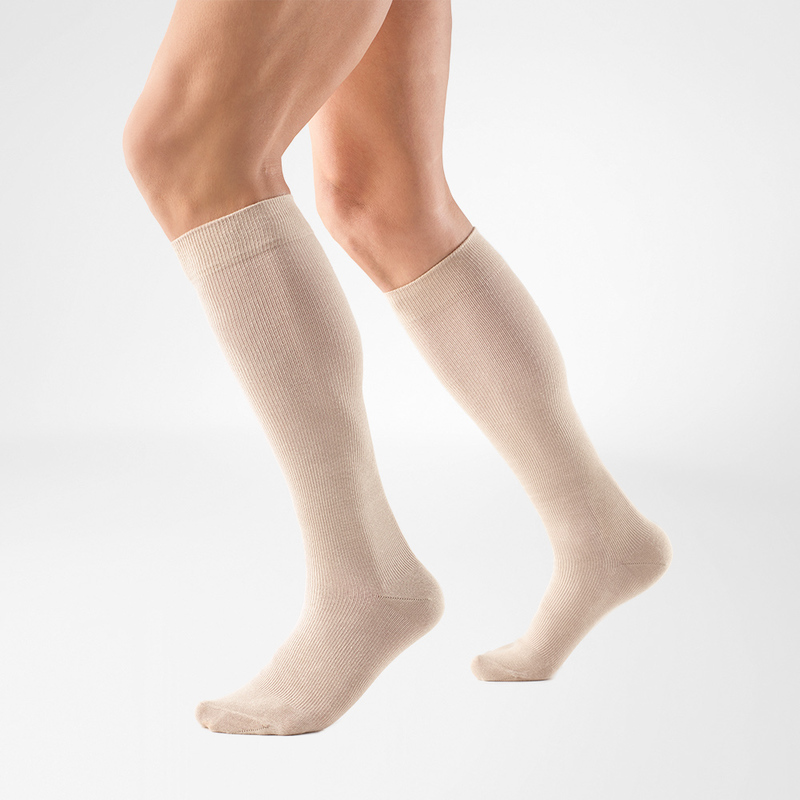 Bauerfeind - Calza compressiva uomo in cotone Venotrain Act Cotton - Gambaletto