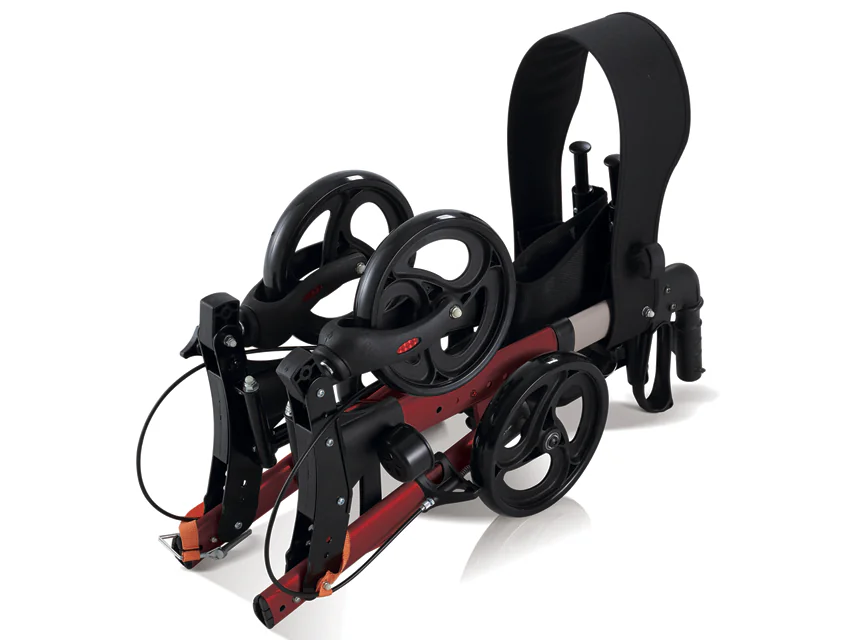 Compact GIMA – Rollator compatto pieghevole con portabastone - immagine 4