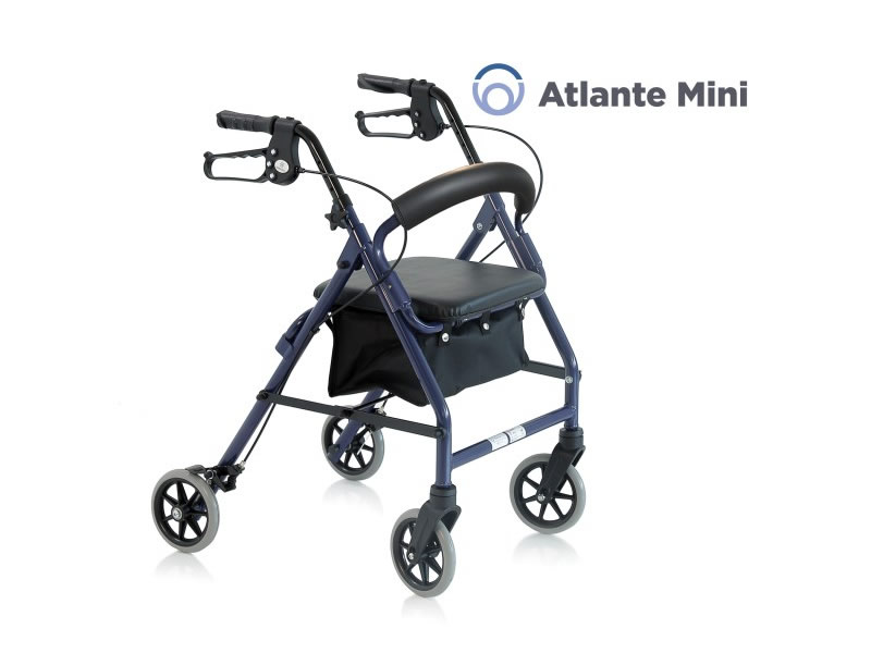 Rollator Leggero e Compatto in Alluminio Moretti Atlante Mini